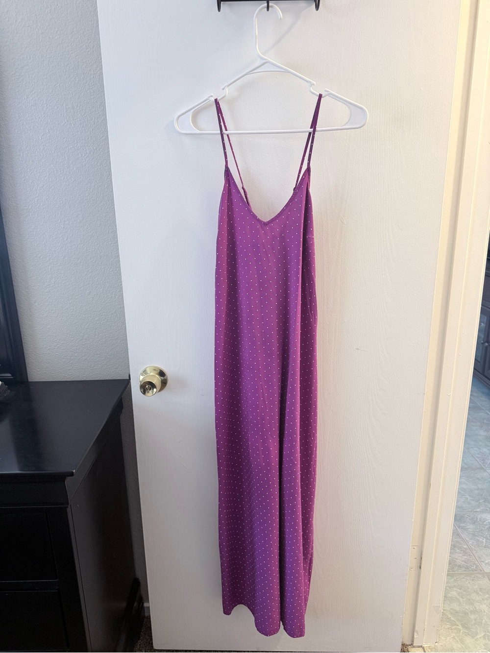 Old Navy Fuchsia Polka Dot Dress